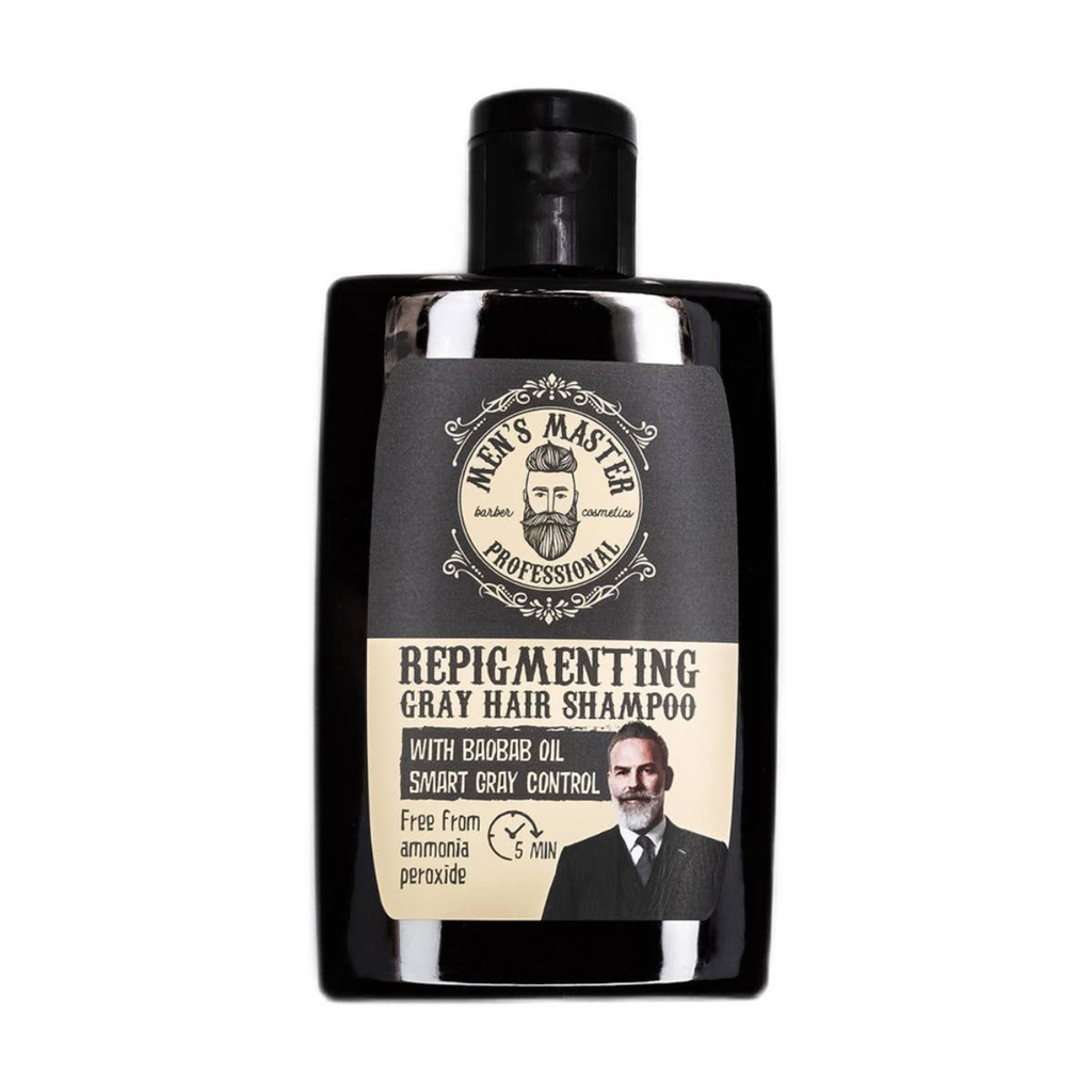 

Уцінка! Репігментувальний шампунь Men's Master Smart Gray Control Repigmenting Gray Hair Shampoo для сивого волосся, 120 мл