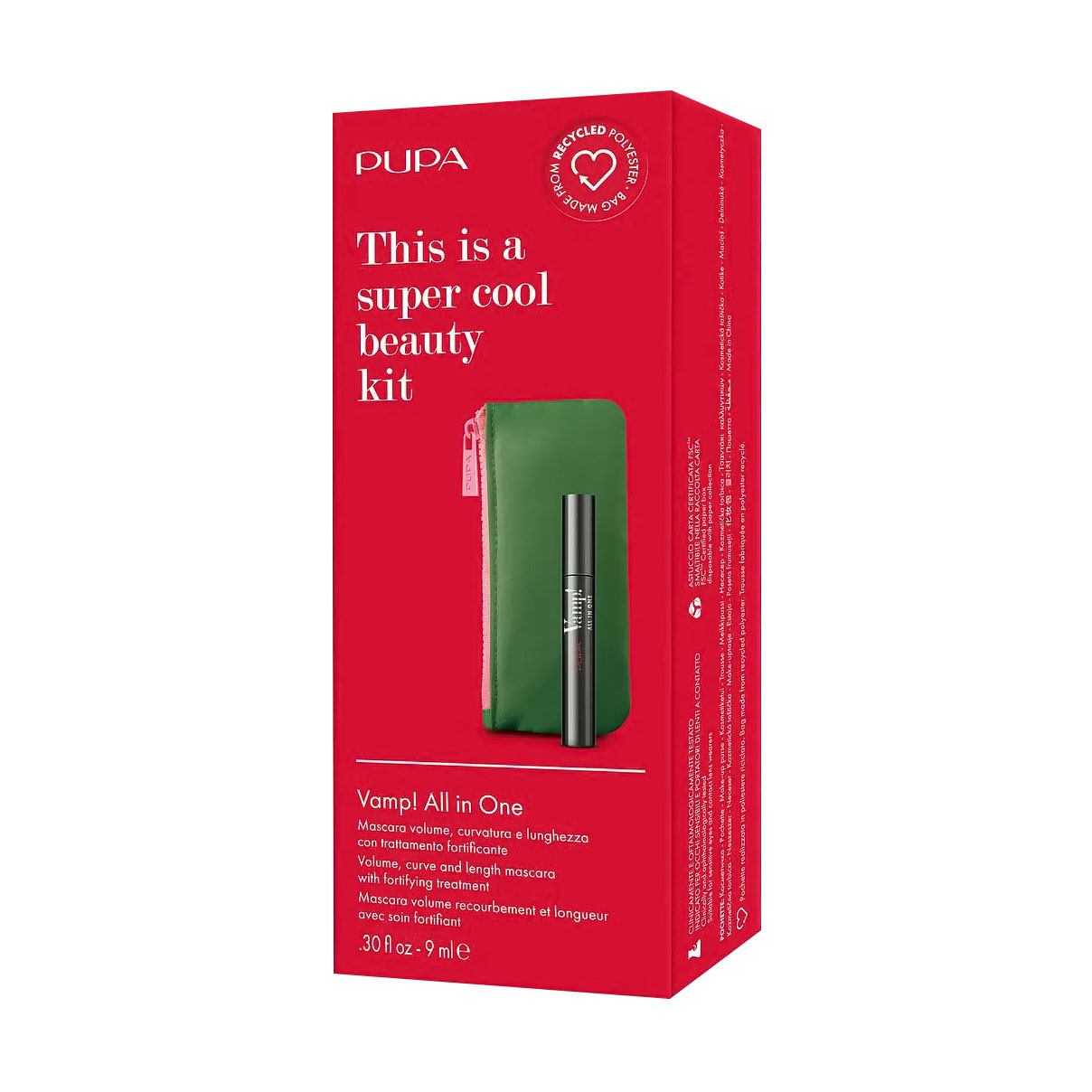 

Подарунковий набір декоративної косметики Pupa Vamp! All in One (туш для вій, 9 мл + косметичка)