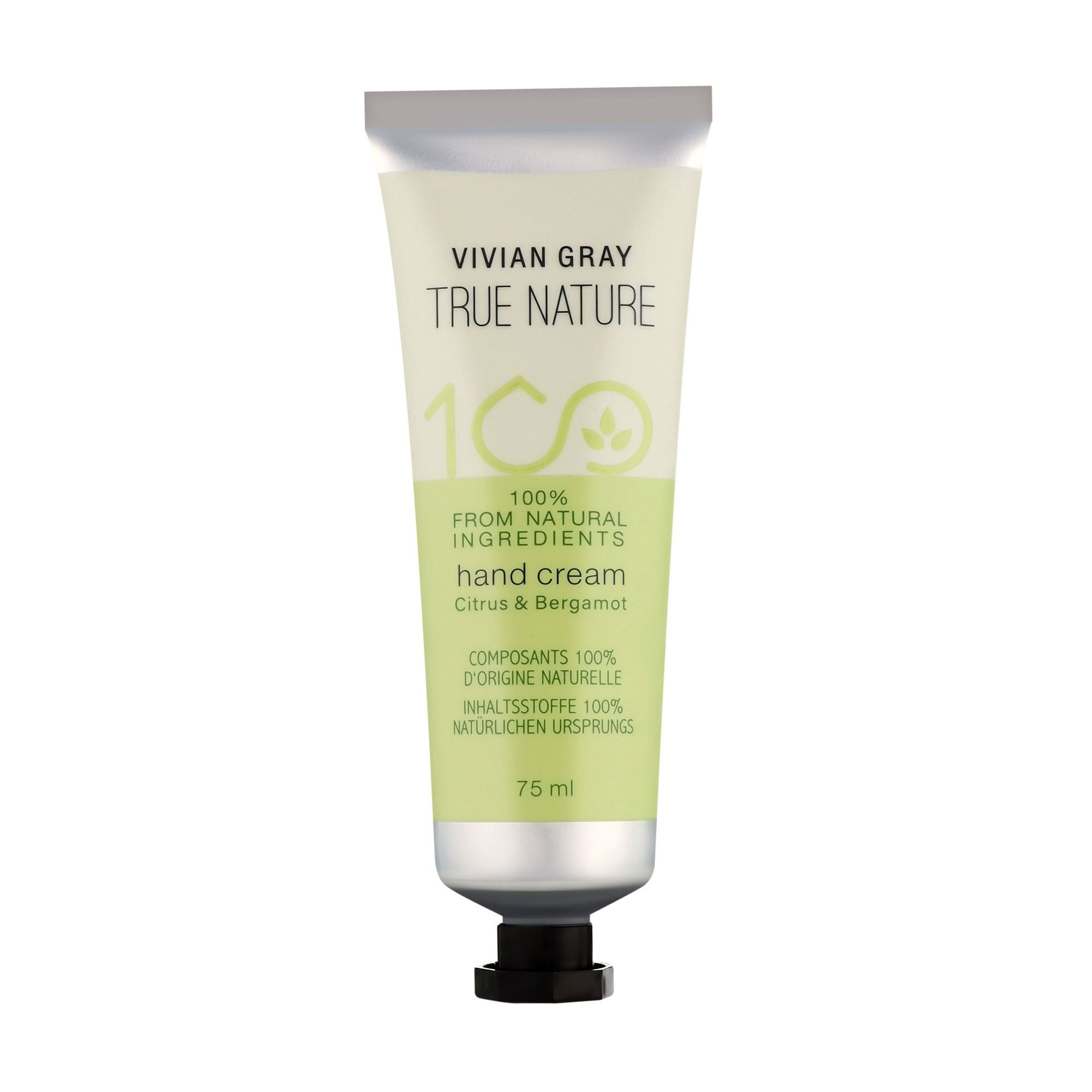 

Крем для рук Vivian Gray True Nature Citrus & Bergamot Hand Cream, 75 мл