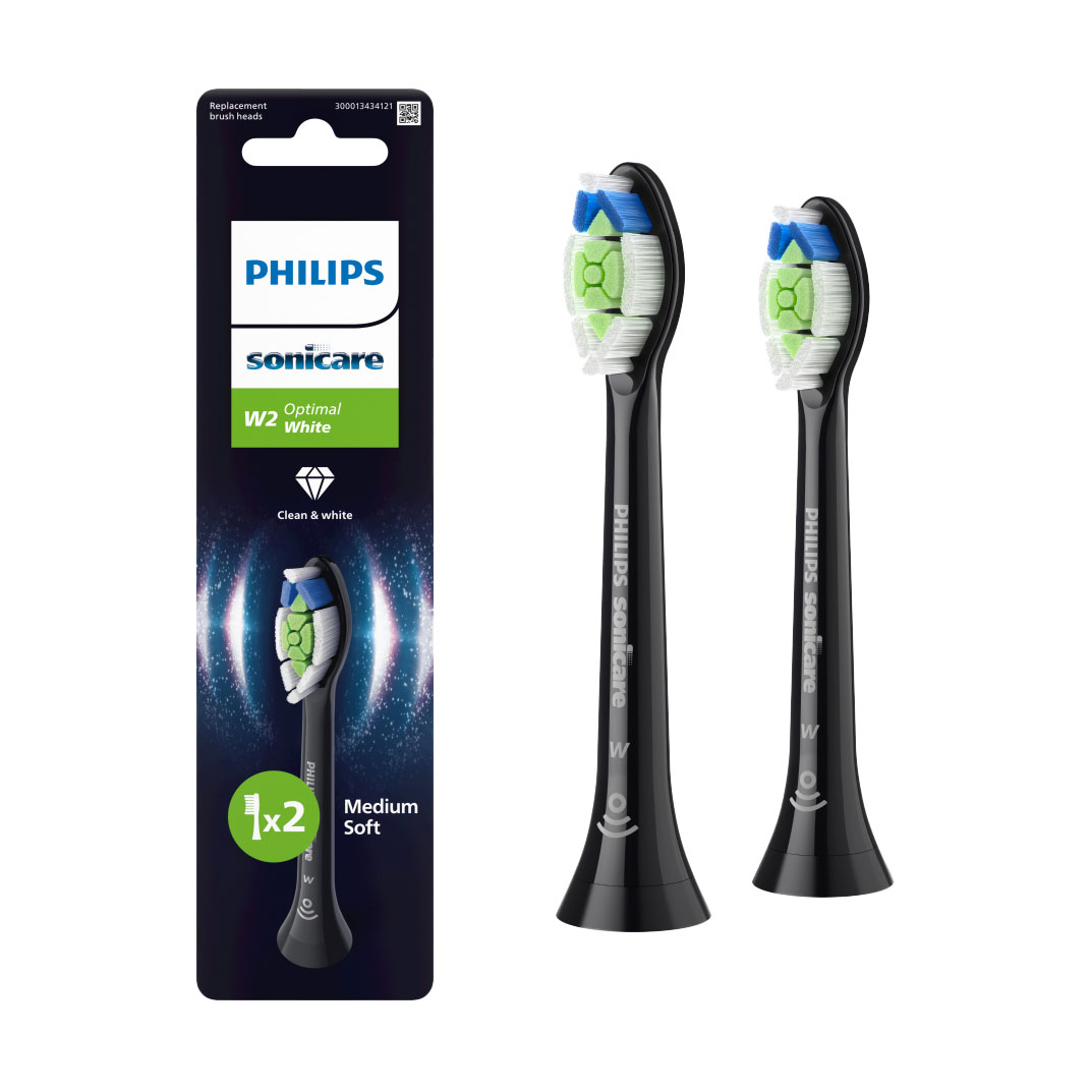 

Змінні насадки для електричної звукової зубної щітки PHILIPS Sonicare Optimal White HX6062/88, 2 шт