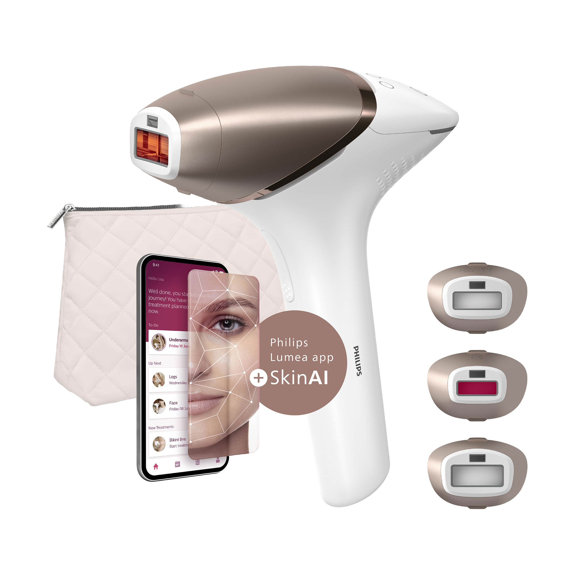 

Фотоепілятор Philips Lumea Series 9000 BRI973/00
