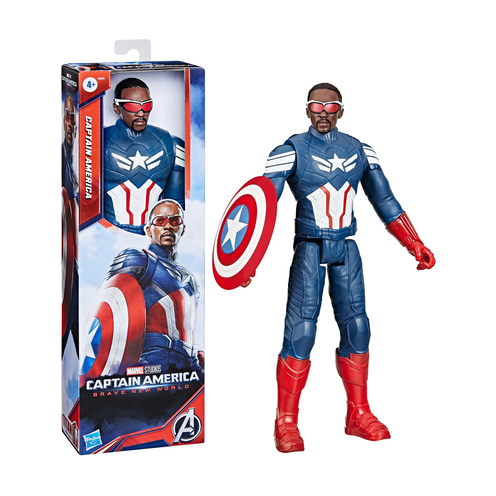 

Ігрова фігурка Marvel Toys Titan Hero Captain America Brave New World Капітан Америка, від 4 років, 30 см (F9276)