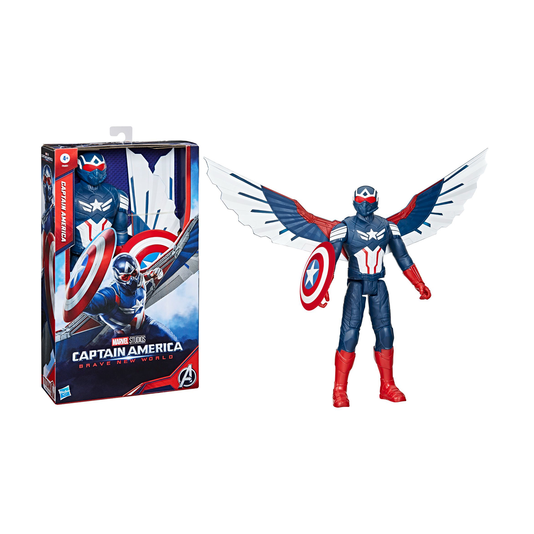 

Ігрова фігурка Marvel Toys Titan Hero Captain America Brave New World Капітан Америка, від 4 років, 30 см (F9301)