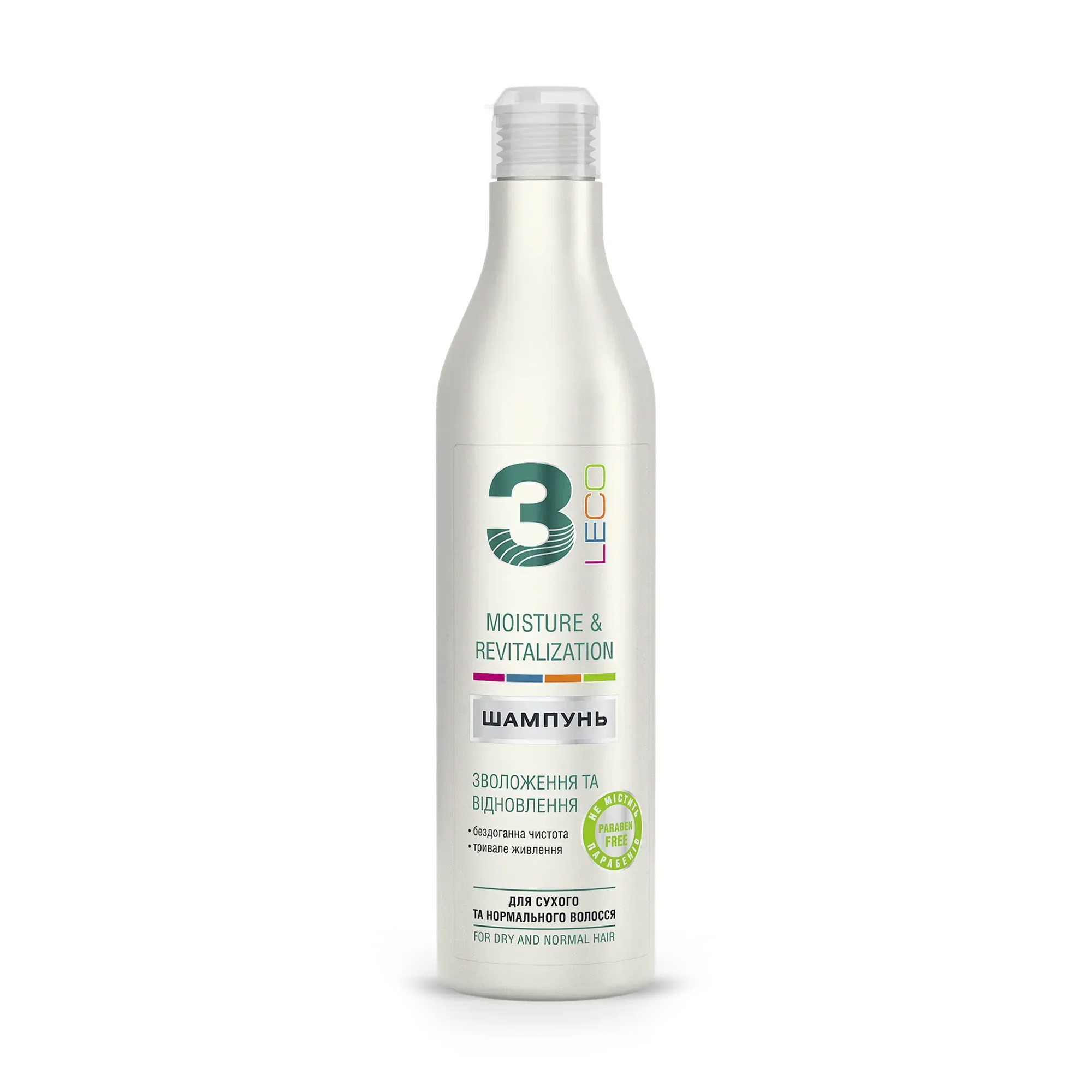 

Шампунь Leco Moisture & Revitalization Shampoo Зволоження та відновлення, для сухого та нормального волосся, 500 мл