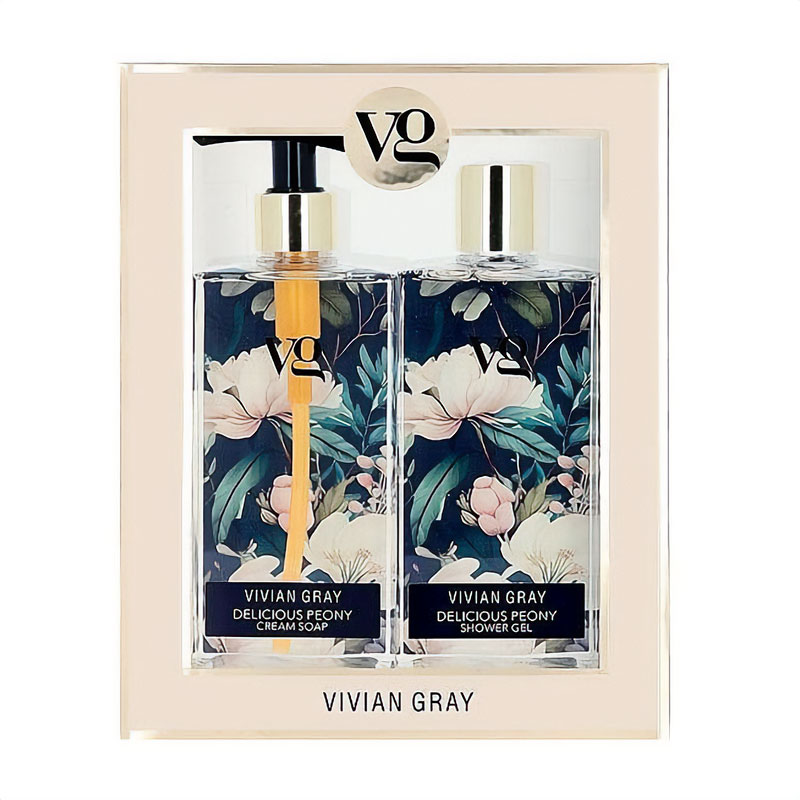 

Уцінка! Набір Vivian Gray Delicious Peony (гель для душу, 350 мл + крем-мило для рук, 350 мл)