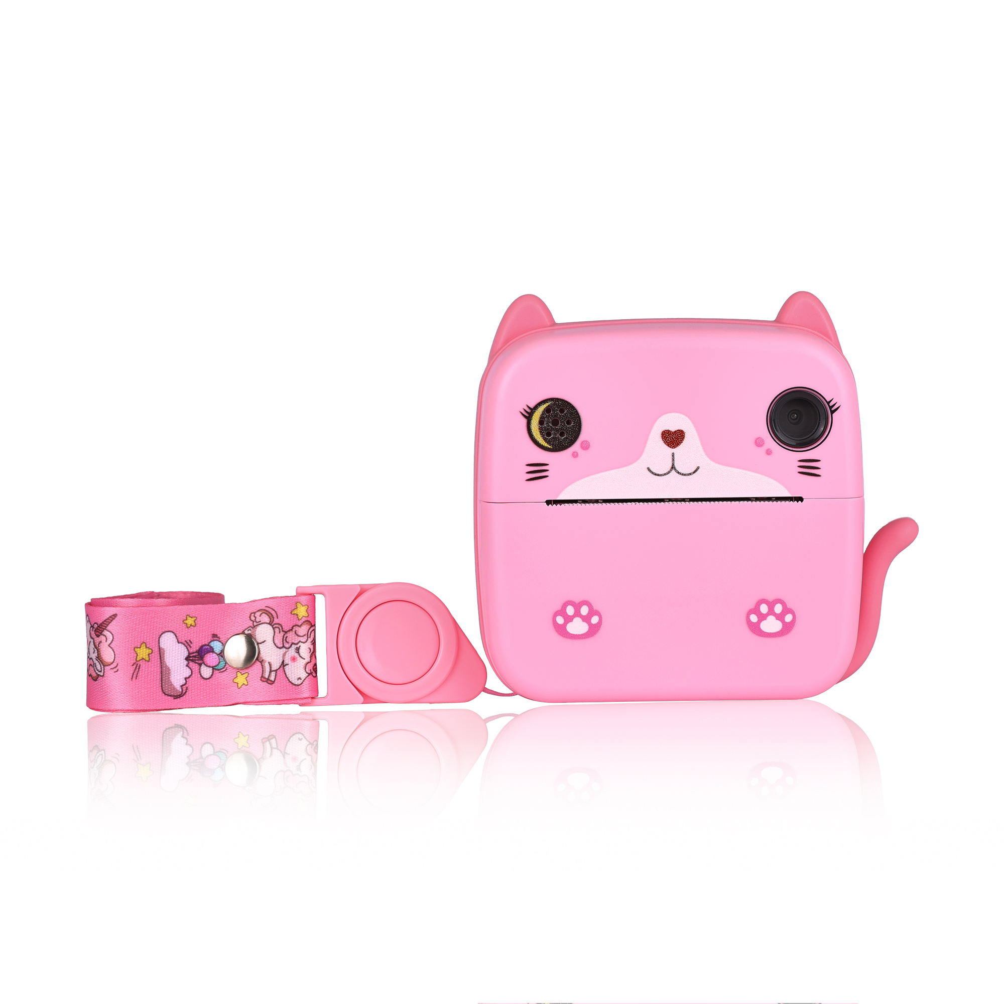 

Дитяча камера миттєвого друку Bright Spring Кошеня, рожева, від 3 років (031325-A21)