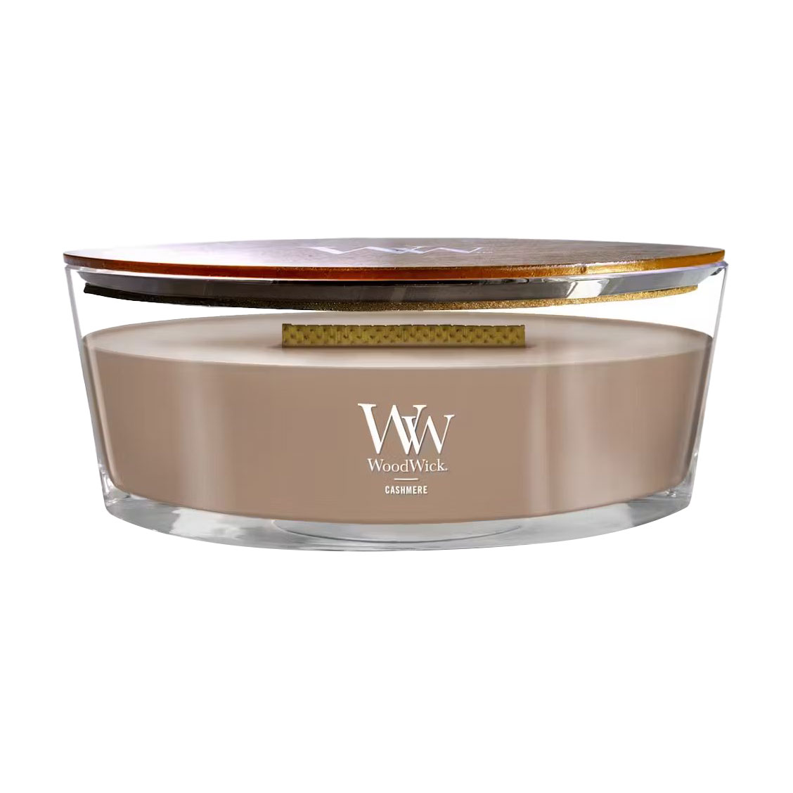 

Ароматична свічка в склянці WoodWick Hourglass Candle Ellipse Cashmere, 453 г