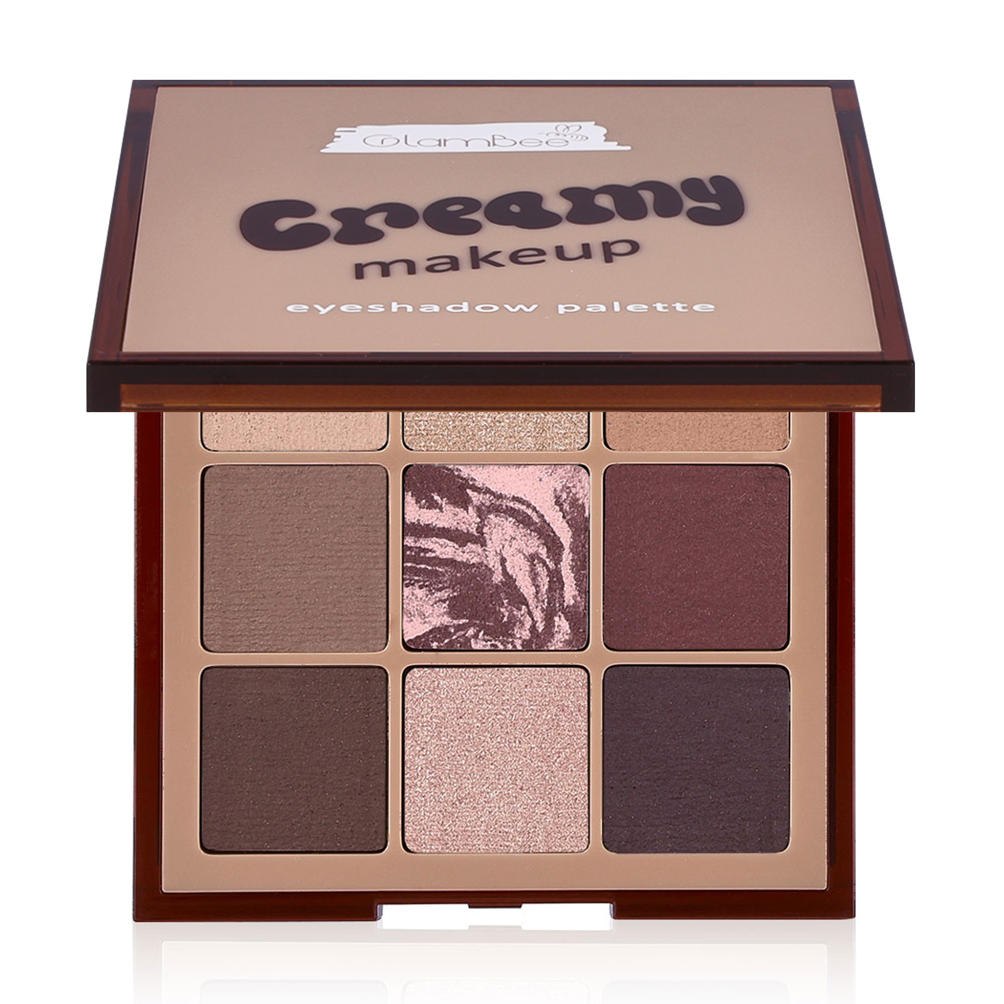 

Тіні для повік GlamBee Creamy Eyeshadow Pallete, 8.3 г