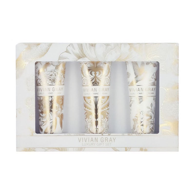 

Набір кремів для рук Vivian Gray White Velvet Luxury Gift Set, 3*50 мл