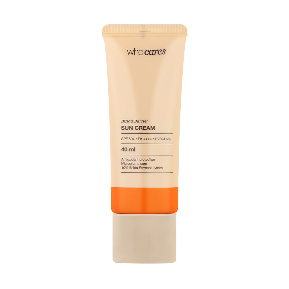 

Сонцезахисний крем для обличчя Who Cares Bifida Barrier Sun Cream SPF 50+ з антиоксидантним захистом, 40 мл