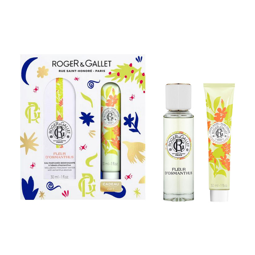 

Парфумований набір жіночий Roger & Gallet Fleur D'Osmanthus (парфумована вода, 30 мл + крем для рук, 30 мл)