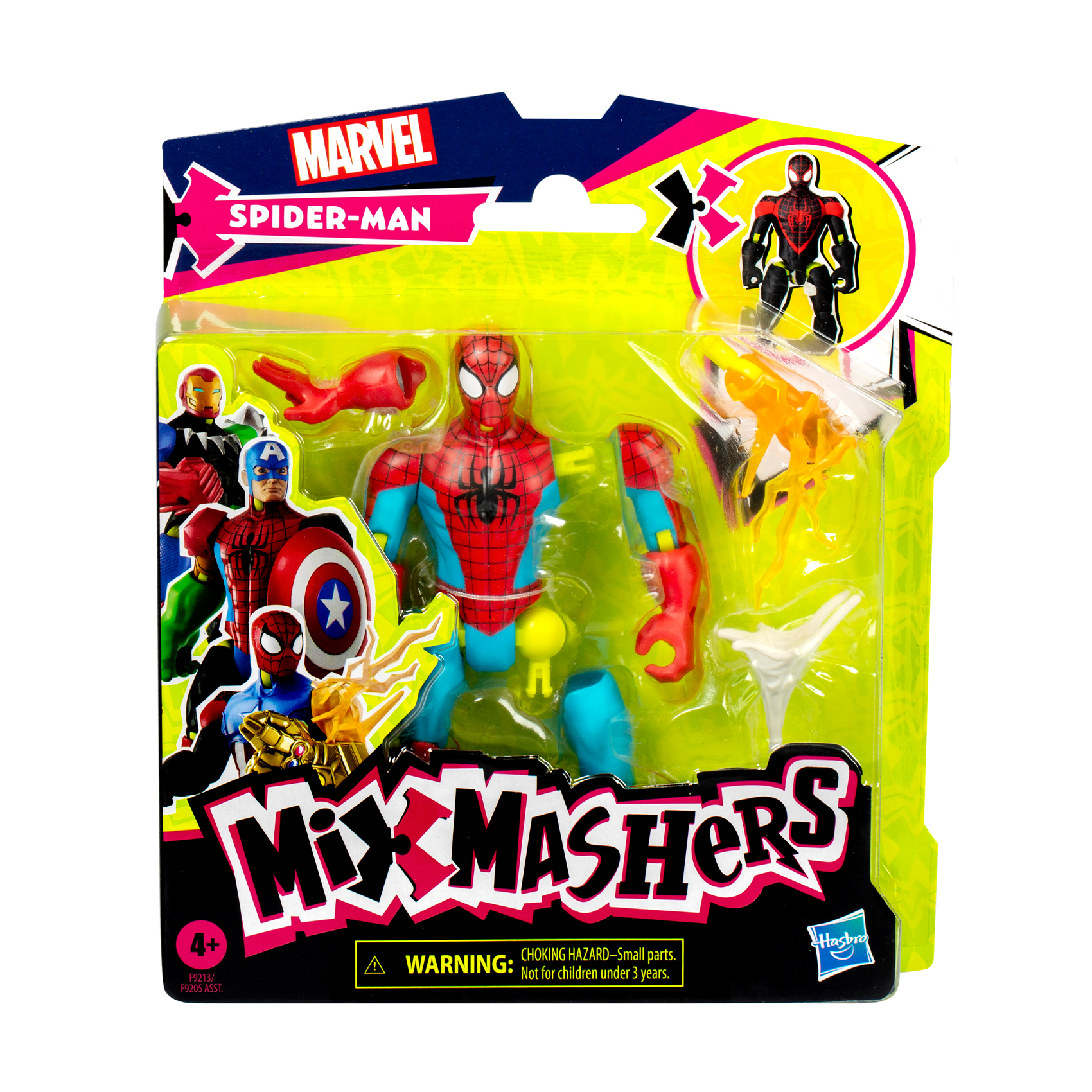 

Ігрова фігурка Marvel Toys MixMashers Spider-Man від 4 років, 12 см (F9205/F9213)