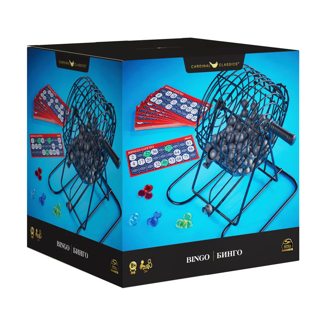 

Уцінка! Настільна гра Spin Master Бінго з лототроном, від 8 років (SM98375/6065517)