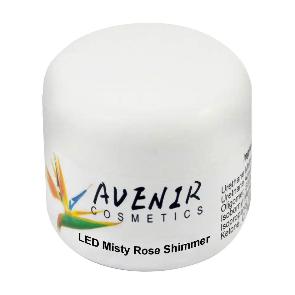 

Гель для нарощування нігтів Avenir Cosmetics LED Misty Rose Shimmer, 15 мл
