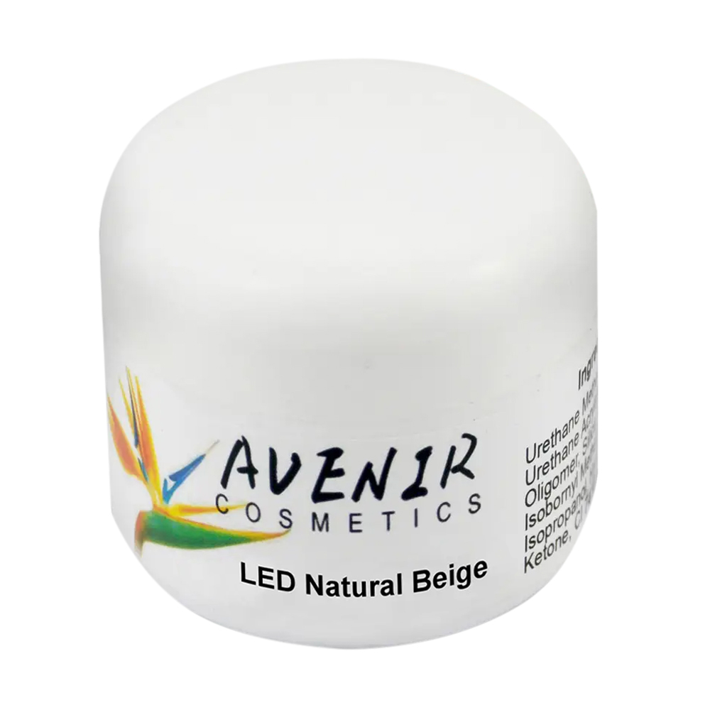 

Гель для нарощування нігтів Avenir Cosmetics LED Natural Beige, 15 мл