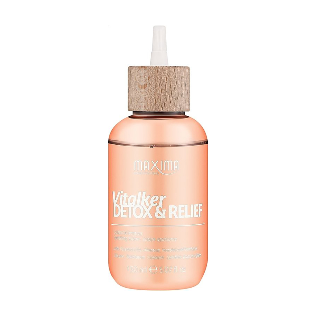 

Заспокійливий лосьйон Maxima Professional Vitalker Detox & Relief Soothing Lotion для подразненої шкіри голови, 150 мл
