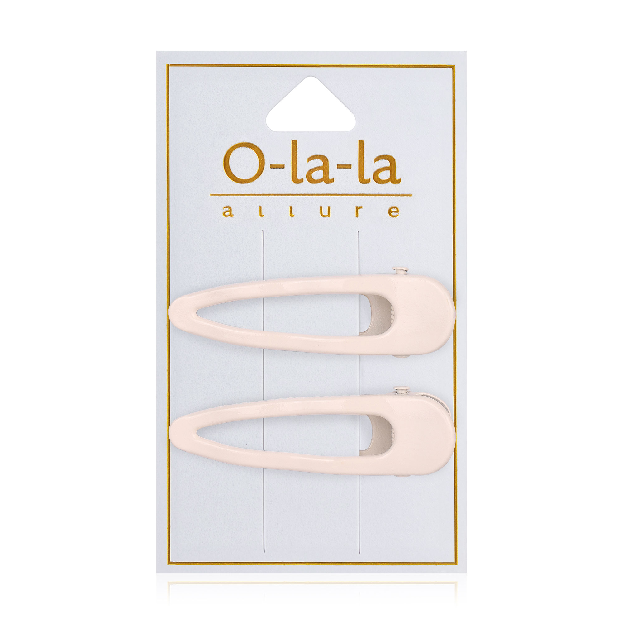 

Набір заколок для волосся O-la-la білі, 2 шт (24-RB160)