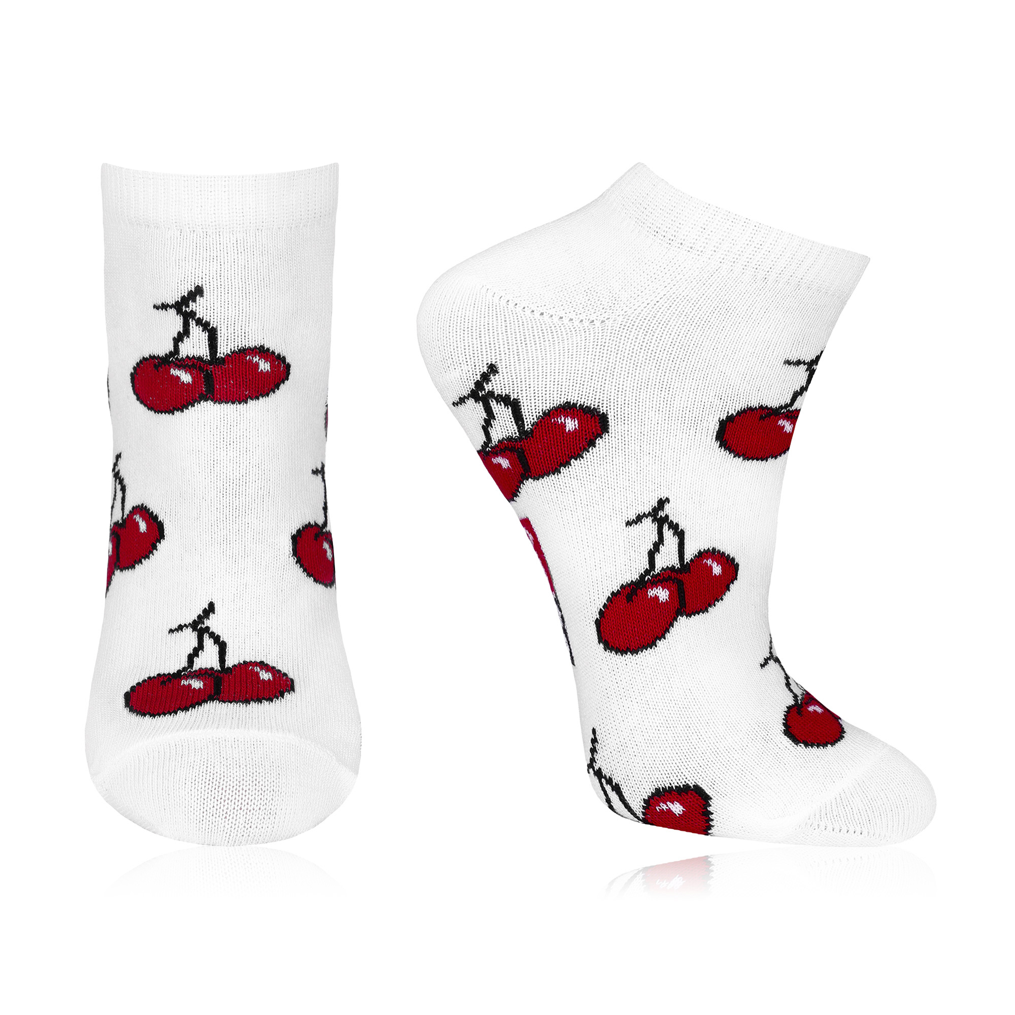 

Дитячі шкарпетки AmiGO вишня, білі, розмір 20-22