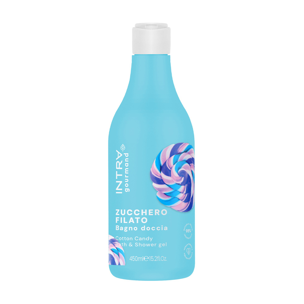 

Гель-крем для душу та ванни Intra Cotton Candy Bath & Shower Gel з ферментованим вівсом, 450 мл
