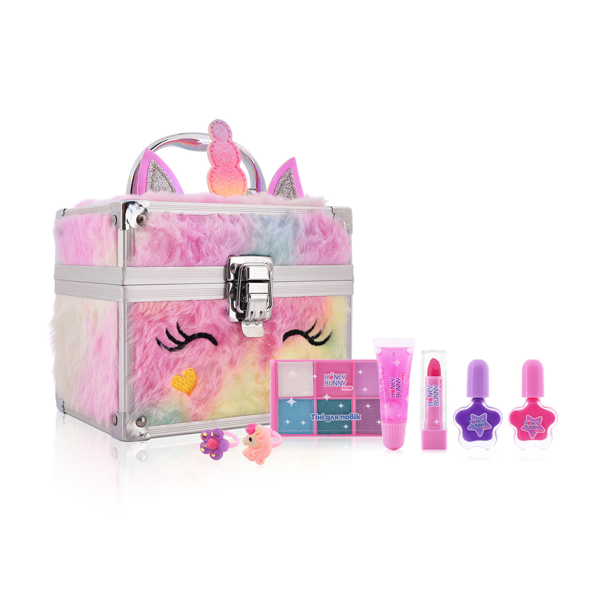 

Набір для дівчат Honey Bunny Miss Пухнасті секрети краси, від 5 років, 8 продуктів