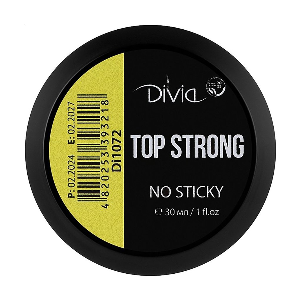

Топ для гель-лаку Divia Top Strong, 30 мл