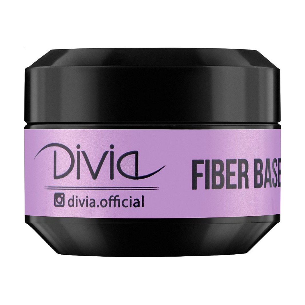 

Файбер база для гель-лаку Divia Fiber Overlay Gel FO22 Pink, 30 мл