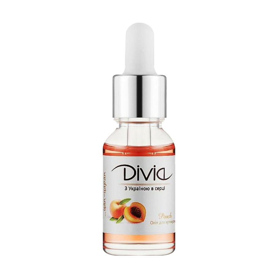 

Олія для кутикули Divia Cuticle Oil Персик, 15 мл