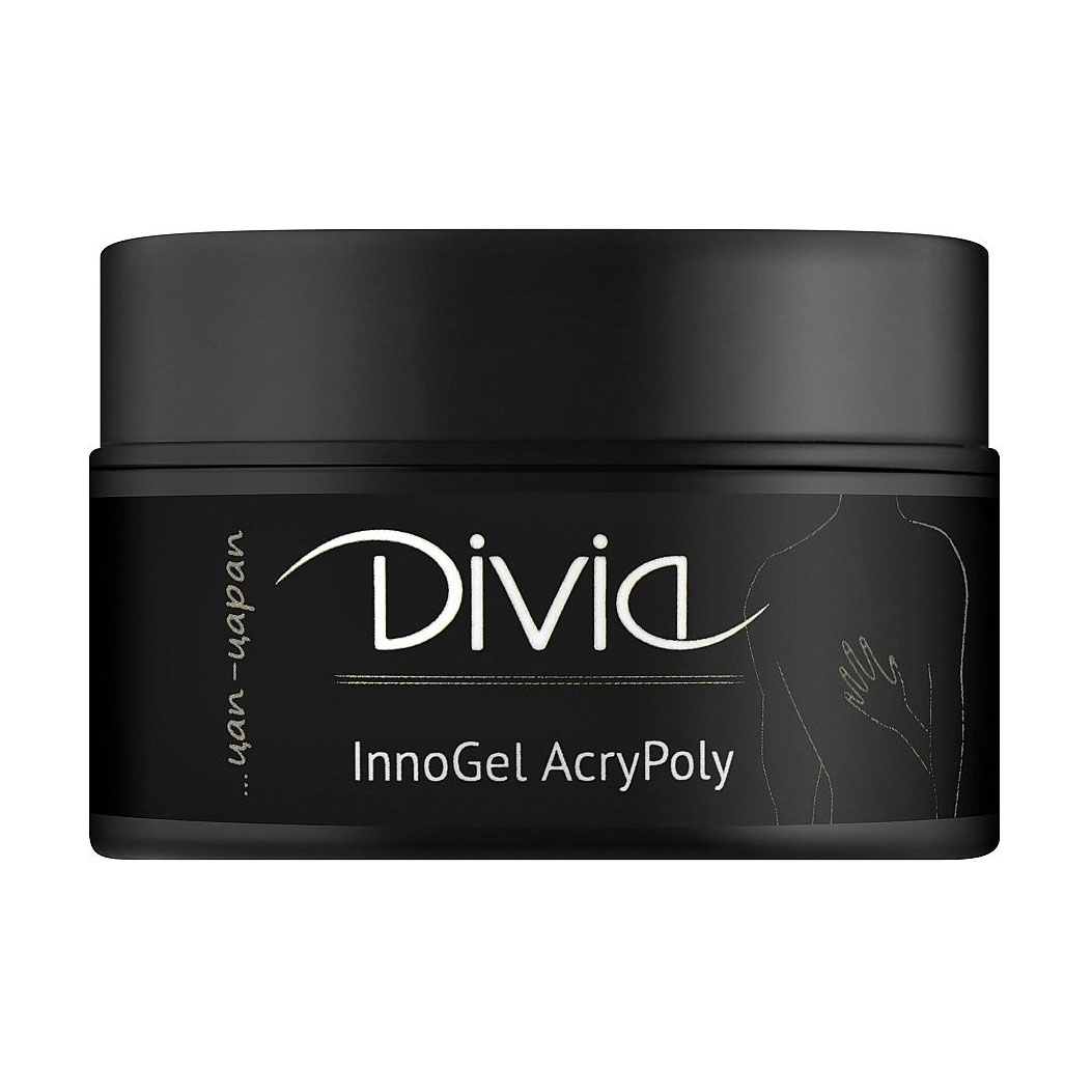 

Інноваційний полігель для нарощування нігтів Divia InnoGel AcryPoly IG04 Natural, 14 г