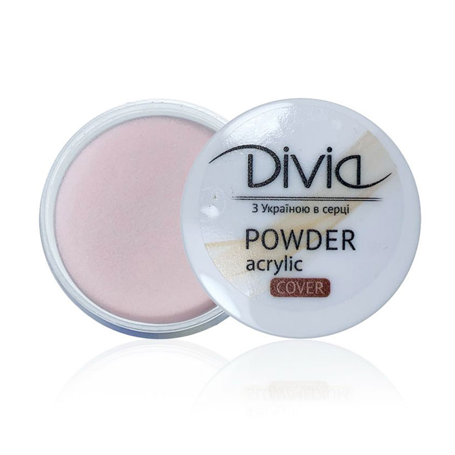 

Акрилова пудра для нігтів Divia Acrylic Powder Cover Камуфлювальна, AC26 Ballet Slipper Shimmer, 32 г