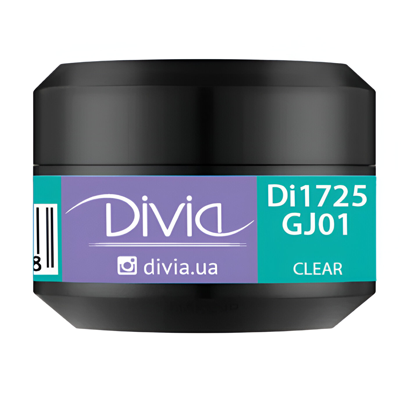 

Гель для нарощування нігтів Divia Jelly Builder Gel GJ01 Clear, 5 г