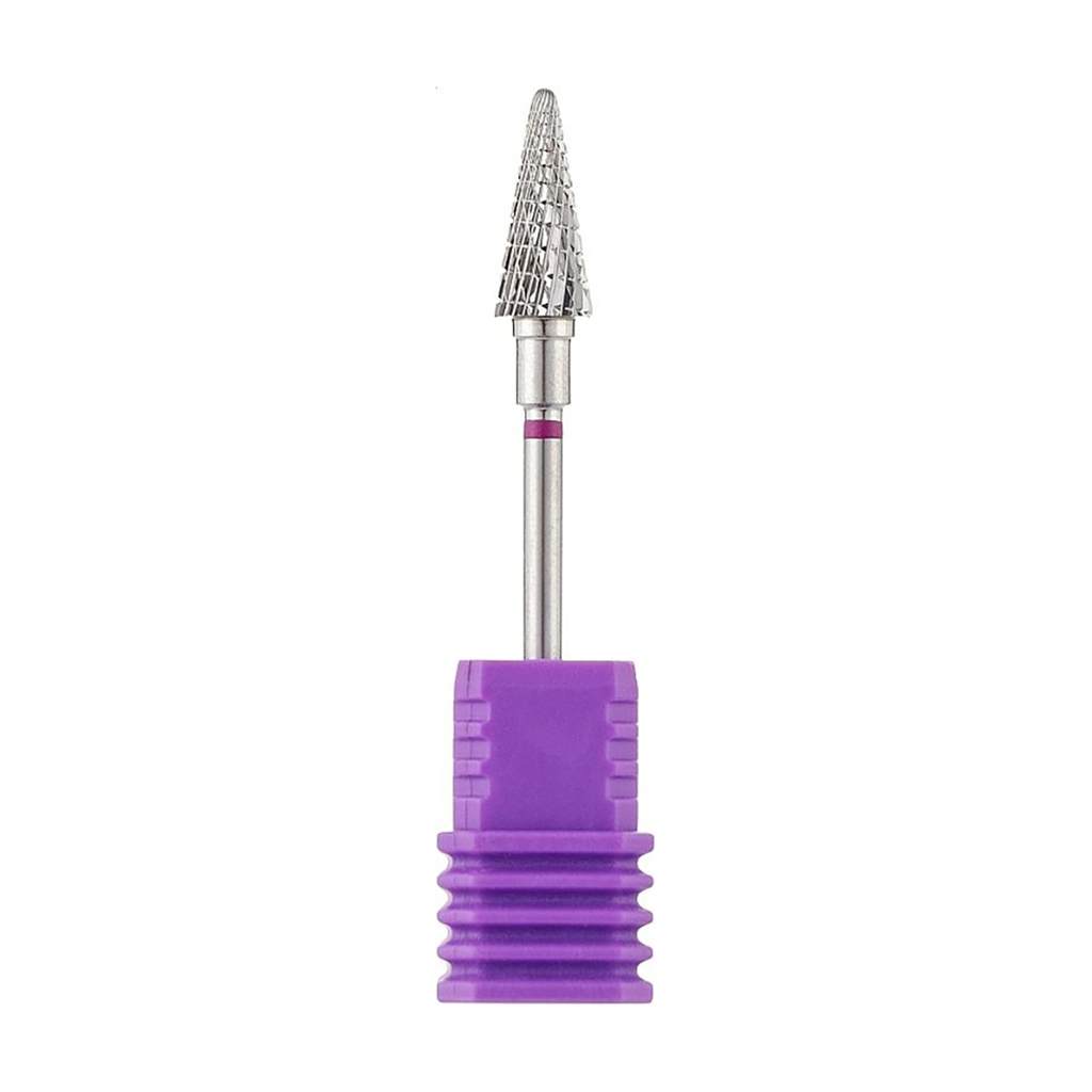 

Змінна твердосплавна фреза для манікюру Divia Конус, фіолетова, 6 мм (DF101-60-V)