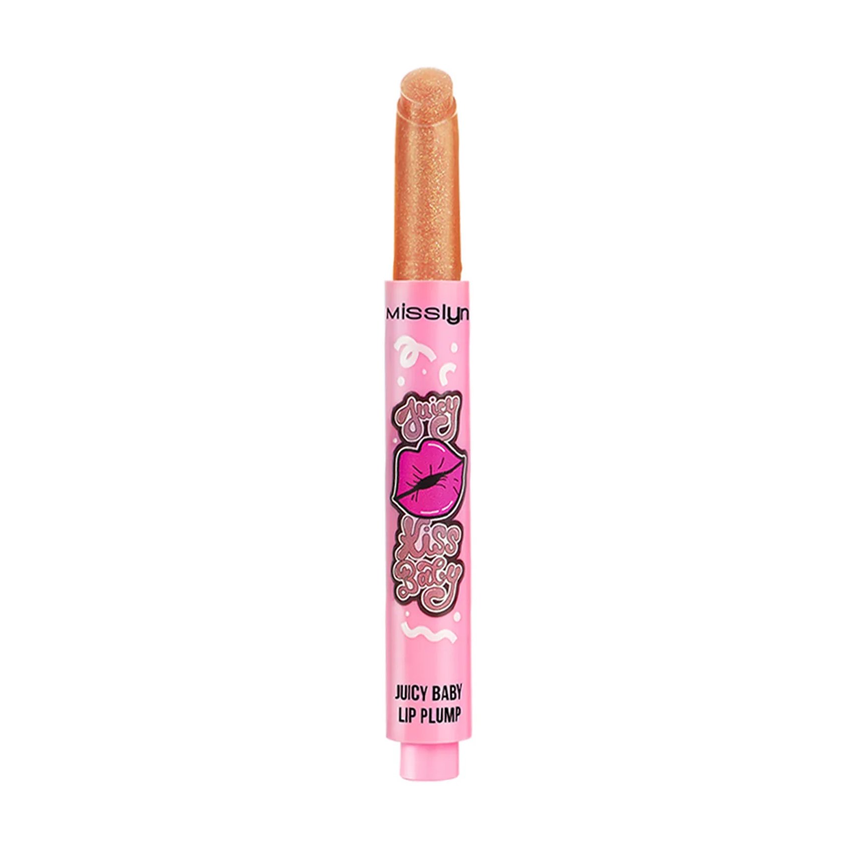 

Бальзам для губ Misslyn Juicy Kiss Baby Juicy Baby Lip Balm 03 Shimmer Nude, 2 г