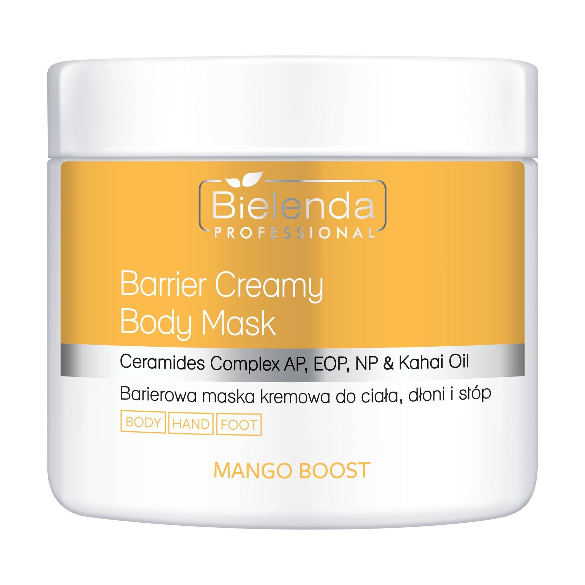 

Крем-маска для тіла Bielenda Professional Mango Boost Barrier Creamy Body Mask, 600 г