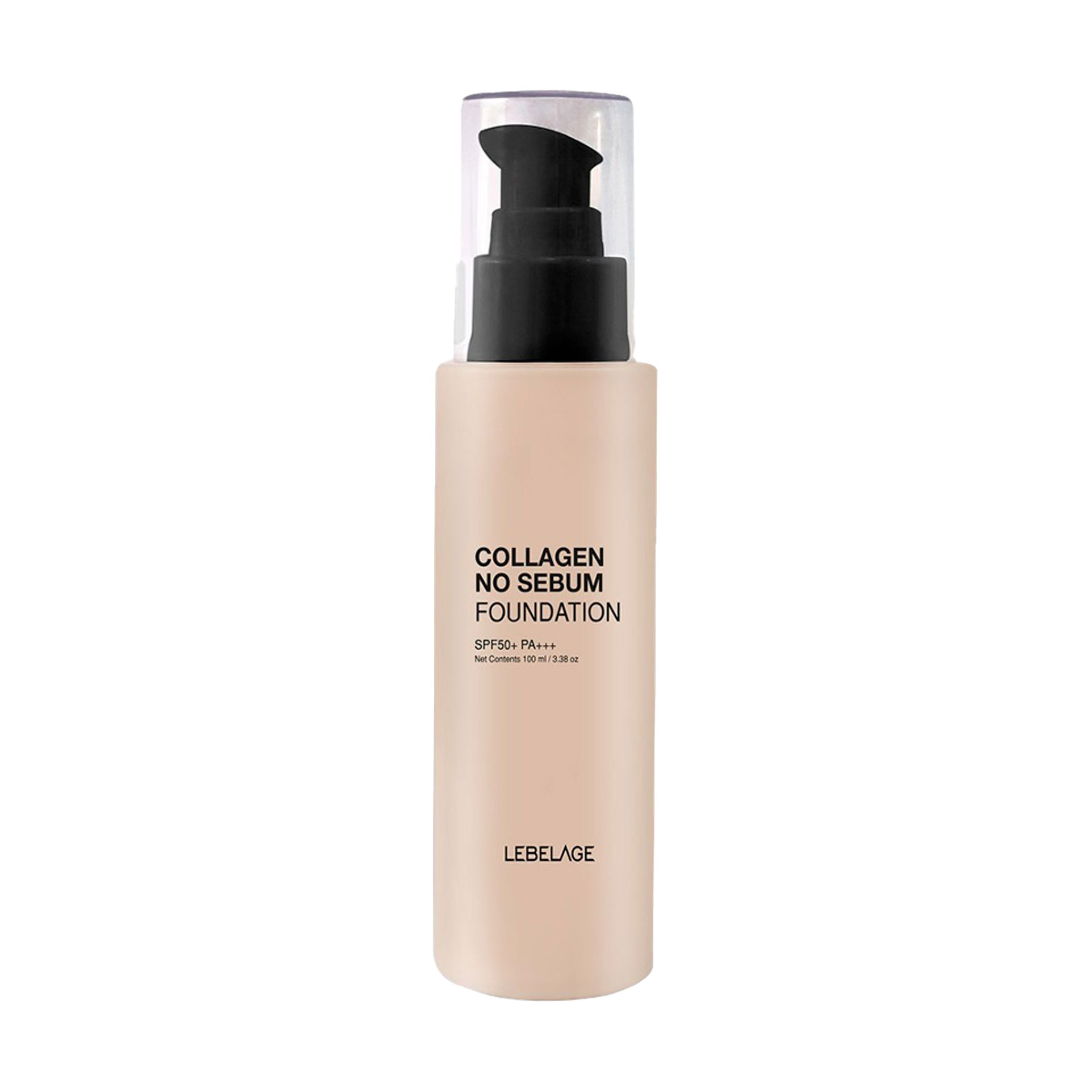 

Тональна основа для обличчя Lebelage Collagen No Sebum Foundation, SPF 50+ PA+++, 21 Natural Beige, 100 мл