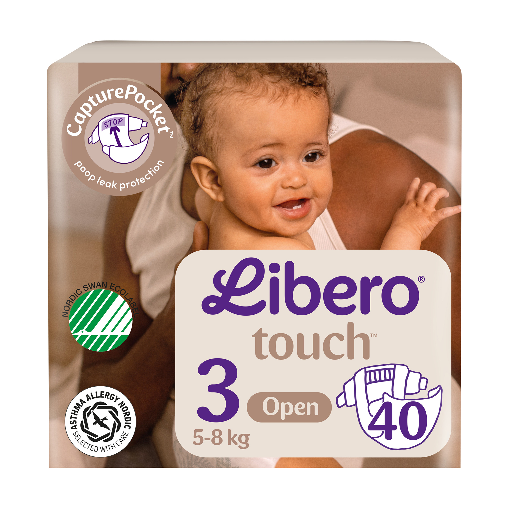 

Уцінка! Підгузки Libero Touch розмір 3 (5-8 кг), 40 шт
