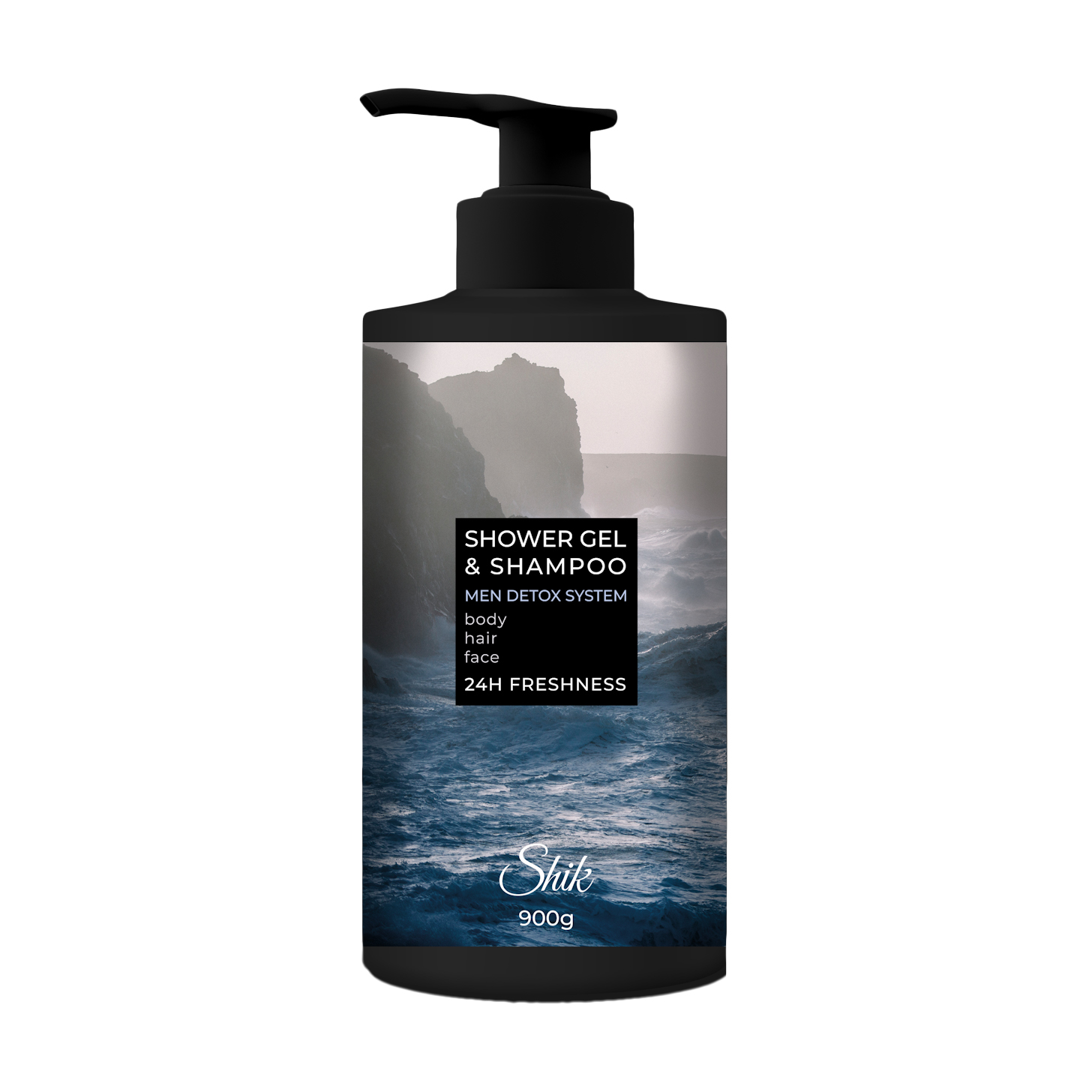 

Чоловічий гель-шампунь для душу та волосся Shik Men Detox System Shower Gel & Shampoo, 900 г