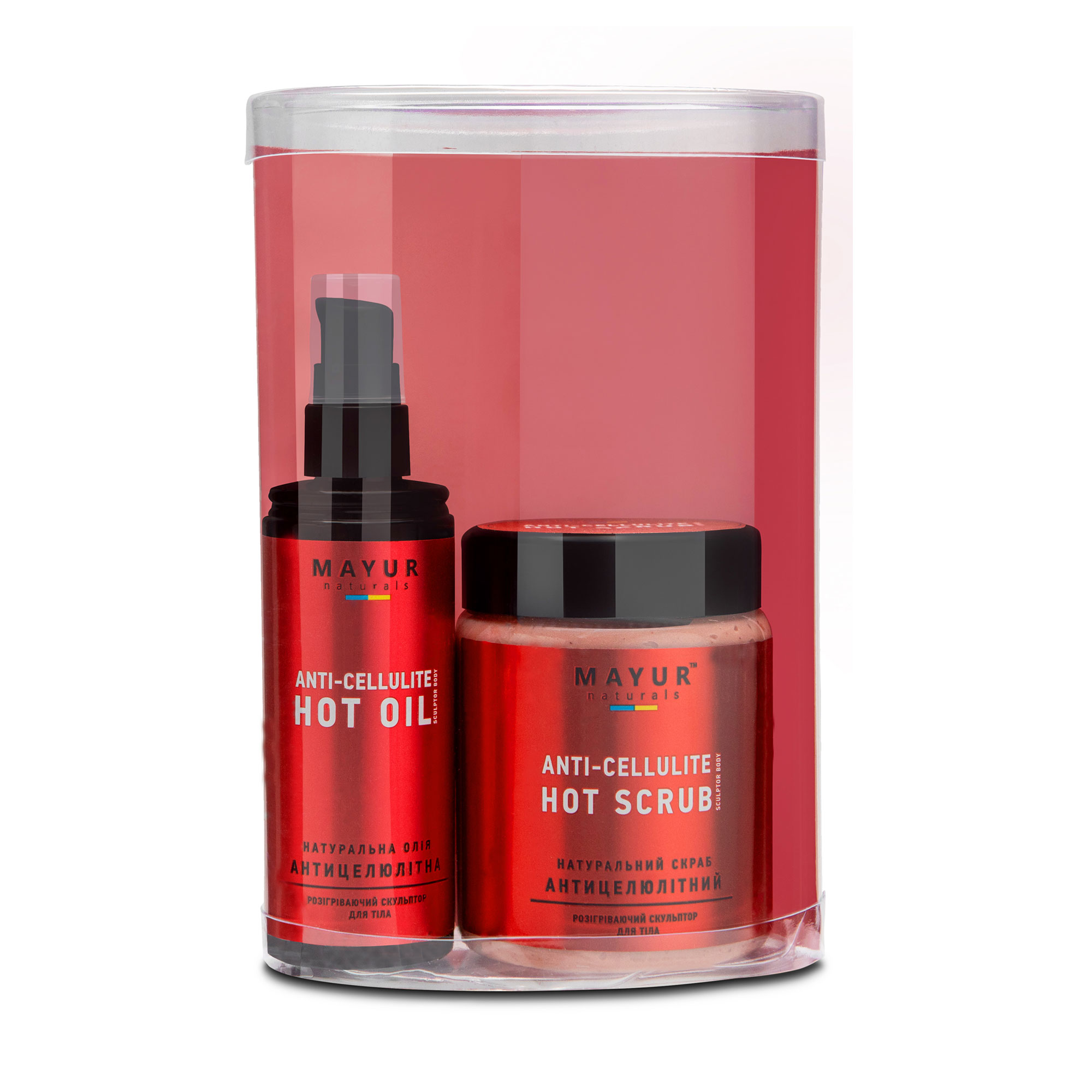 

Подарунковий набір для тіла Mayur Антицелюлітний (скраб, 250 мл + олія, 120 мл)