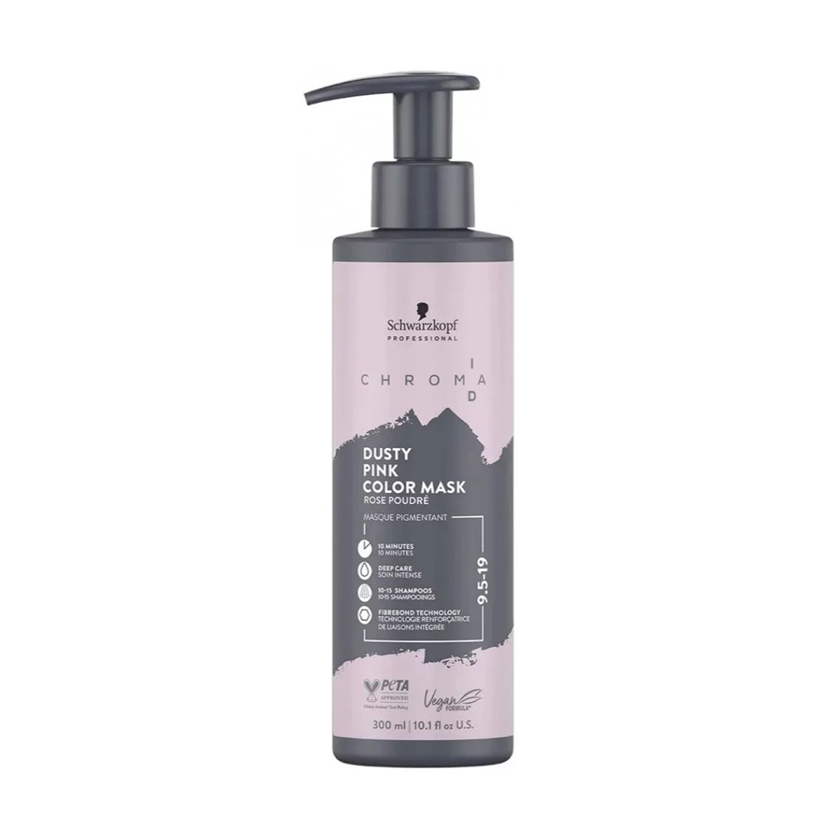 

Тонувальна бондінг-маска для волосся Schwarzkopf Professional Chroma ID Bonding Color Mask, 9.5-19 Dusty Pink, 300 мл