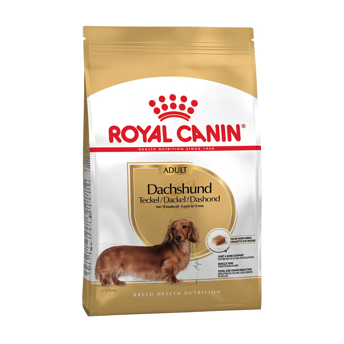 

Сухий корм для дорослих собак Royal Canin Dachshund Adult, 1.5 кг (3059015)
