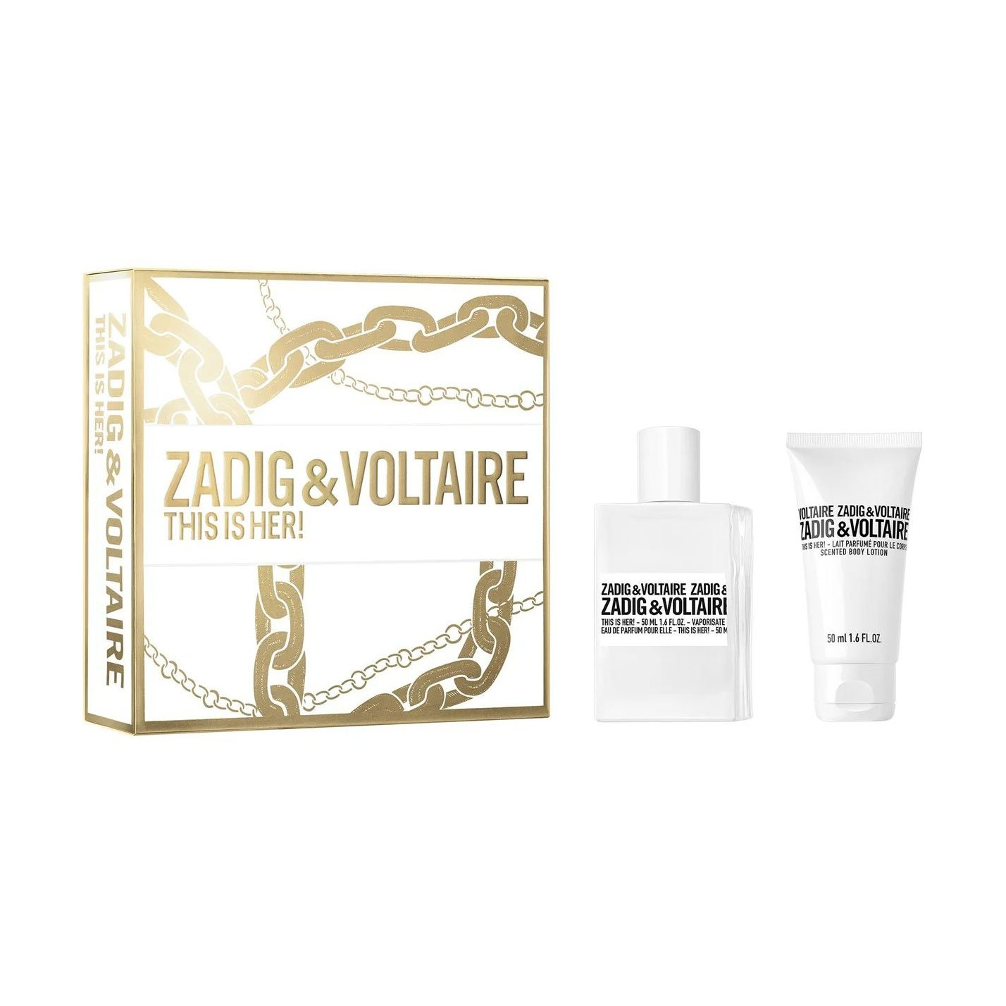 

Парфумований набір жіночий Zadig & Voltaire This is Her! (парфумована вода, 50 мл + лосьйон для тіла, 50 мл)