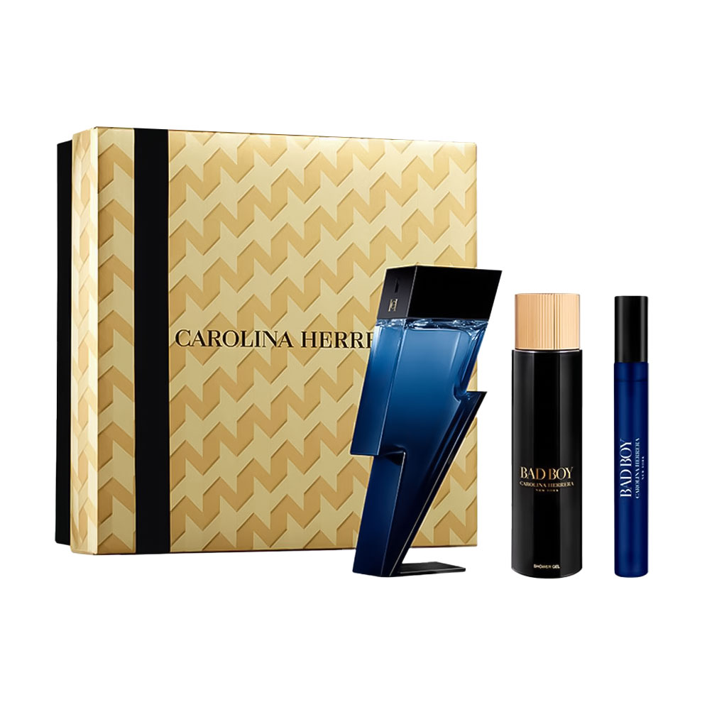

Парфумований набір чоловічий Carolina Herrera Bad Boy Giftset (туалетна вода, 100 мл + гель для душу, 100 мл + туалетна вода, 10 мл)