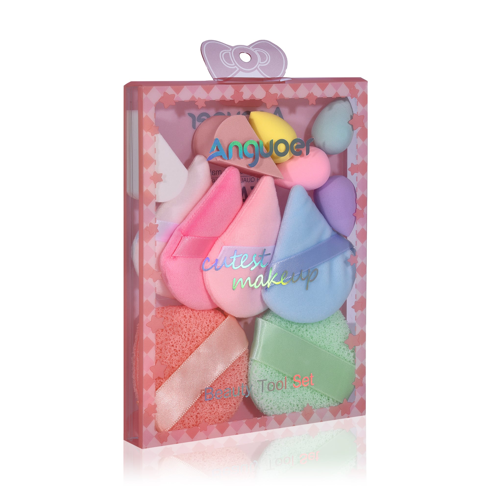 

Уцінка! Подарунковий набір (спонжі для вмивання, 2 шт + спонжи для макіяжу, 10 шт)