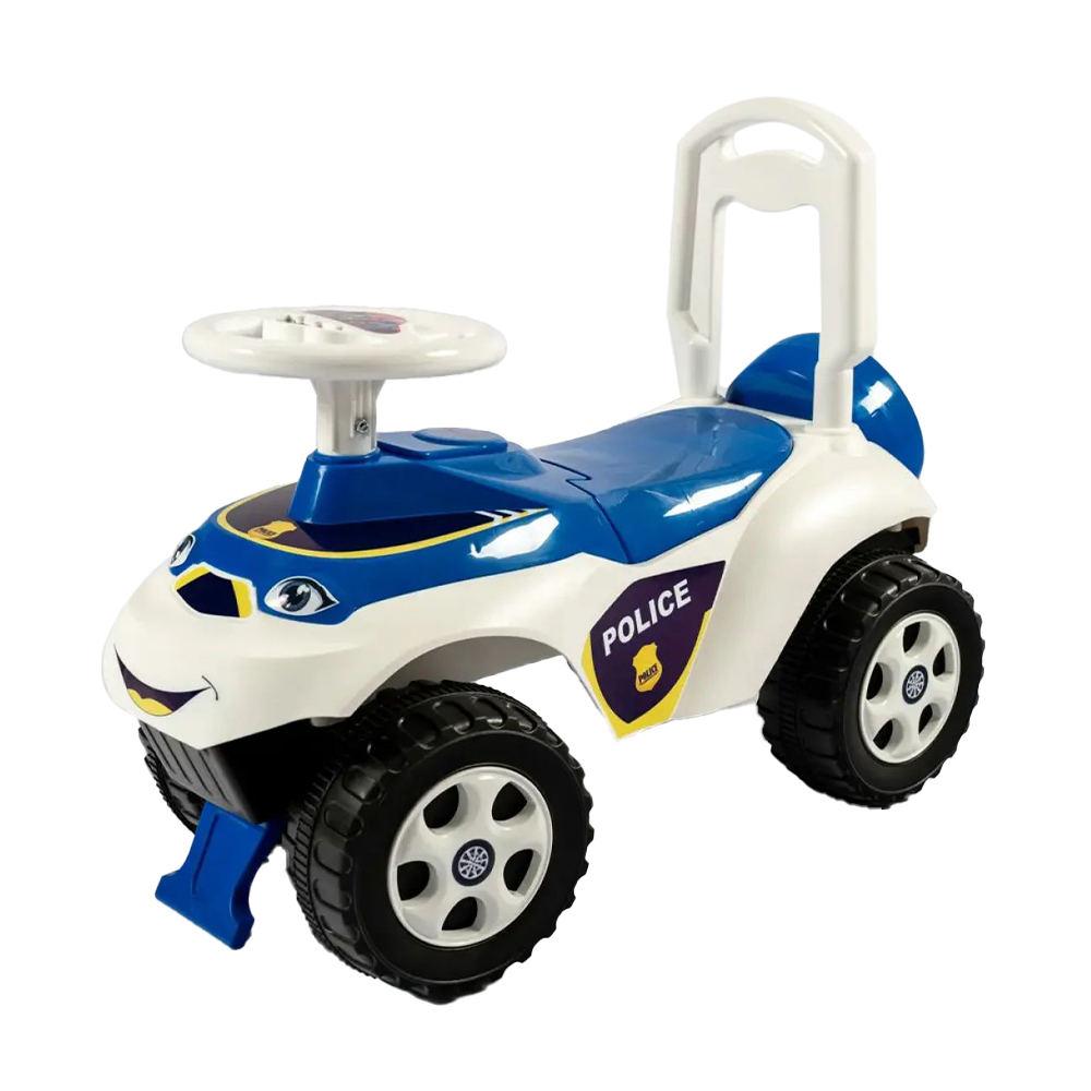 

Дитячий толокар Doloni Автошка Поліція, біло-синій, від 3 років (0141/11)