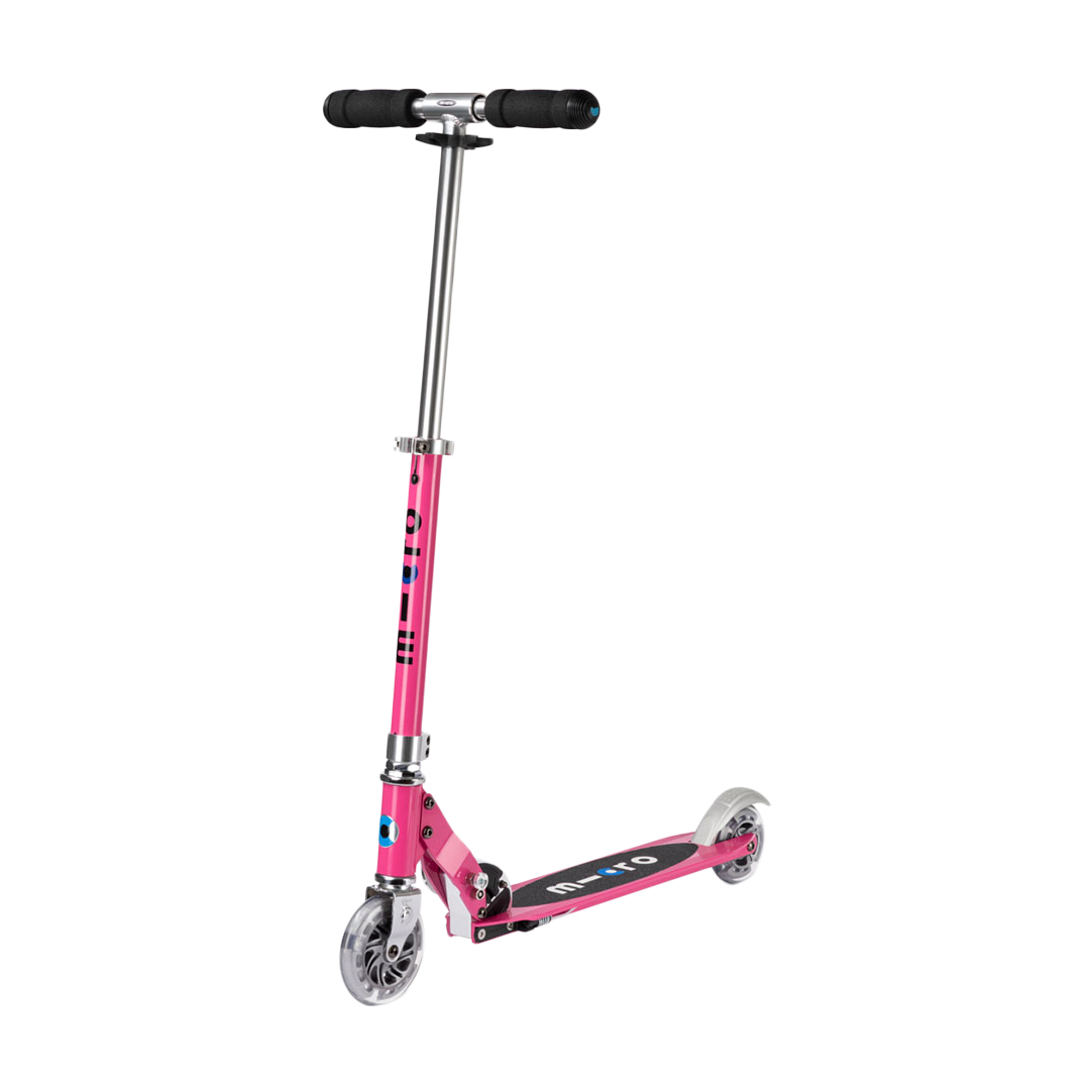 

Дитячий самокат Micro Sprite двоколісний, складаний, рожевий, від 5 років (SA0027)