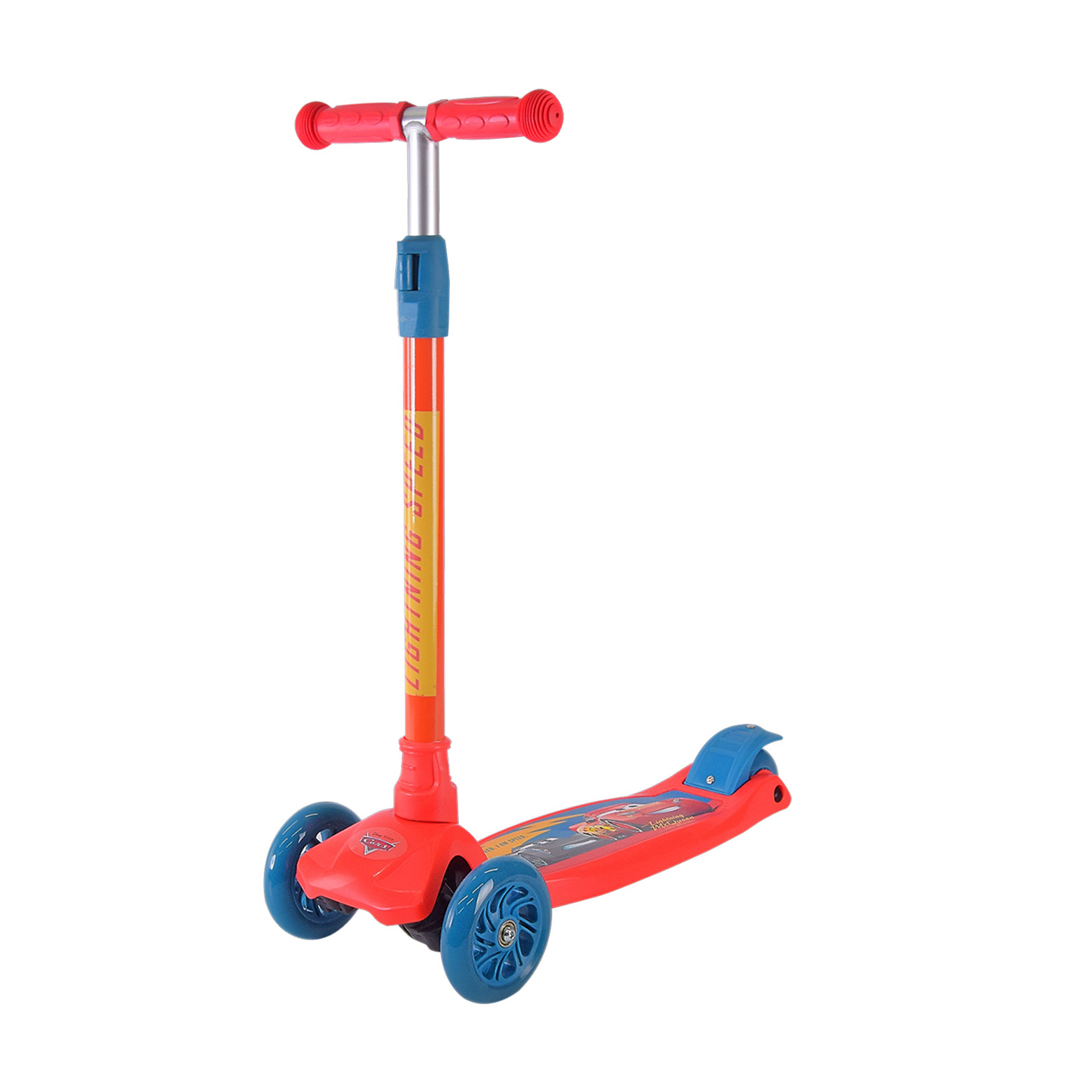 

Уцінка! Дитячий самокат Shantou Jinxing Тачки, триколісний, зі світлом, від 2 років (LS2216)