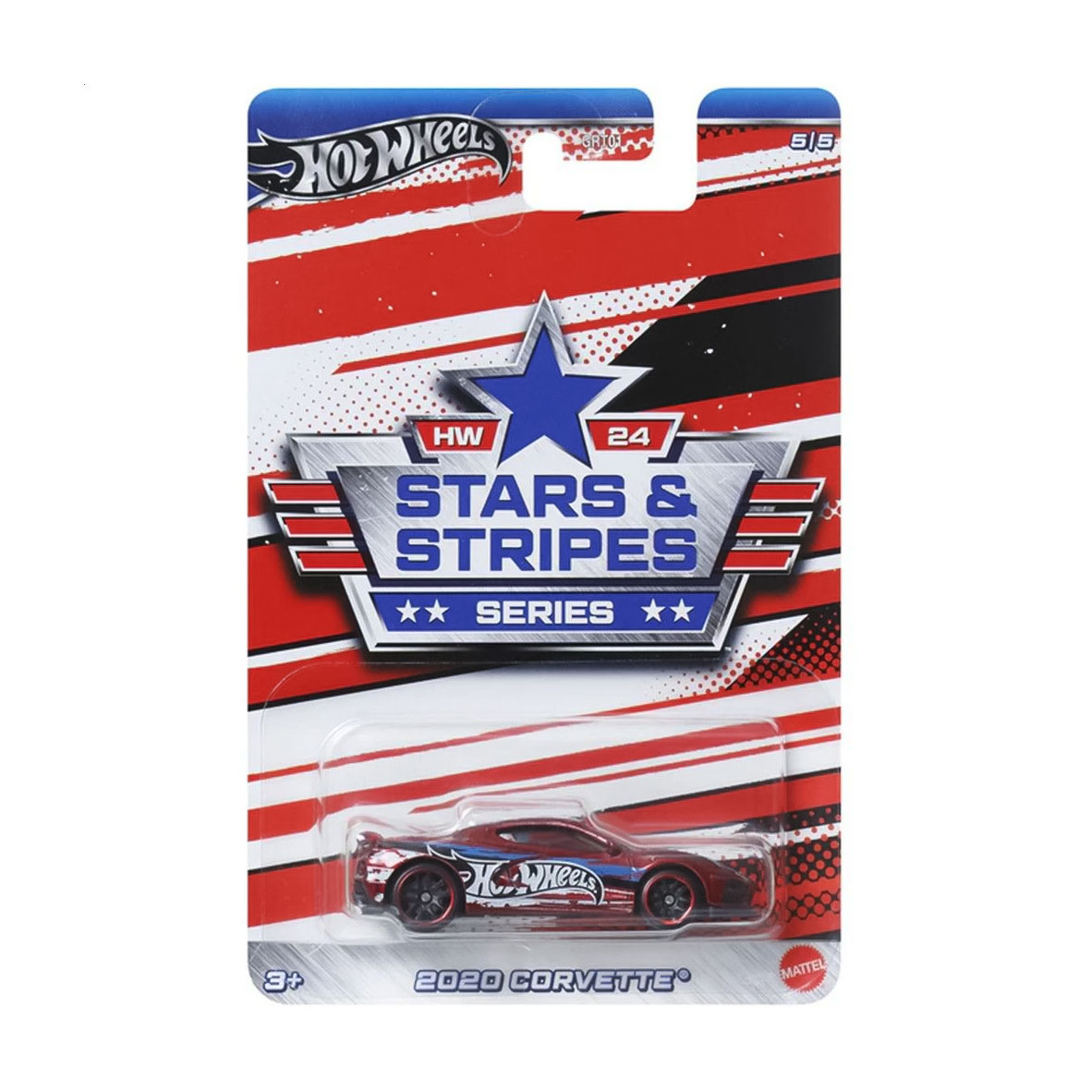 

Автомодель Hot Wheels Свято швидкості 2020 Corvette червона, від 3 років (GRT01)