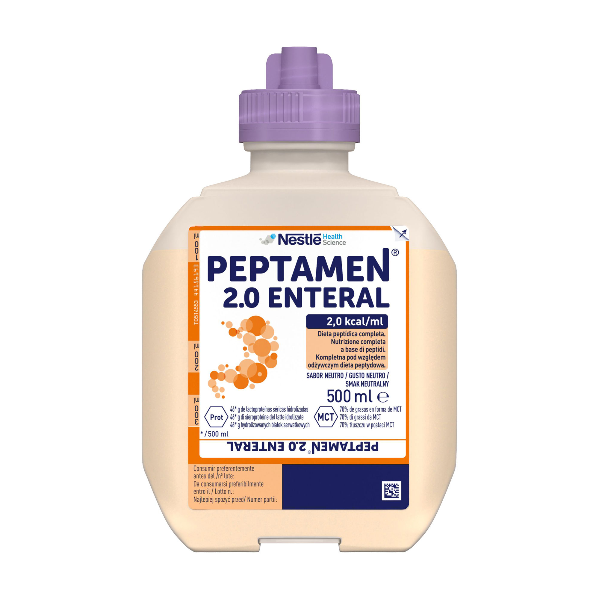 

Ентеральне харчування для дорослих Nestle Peptamen 2.0, 500 мл