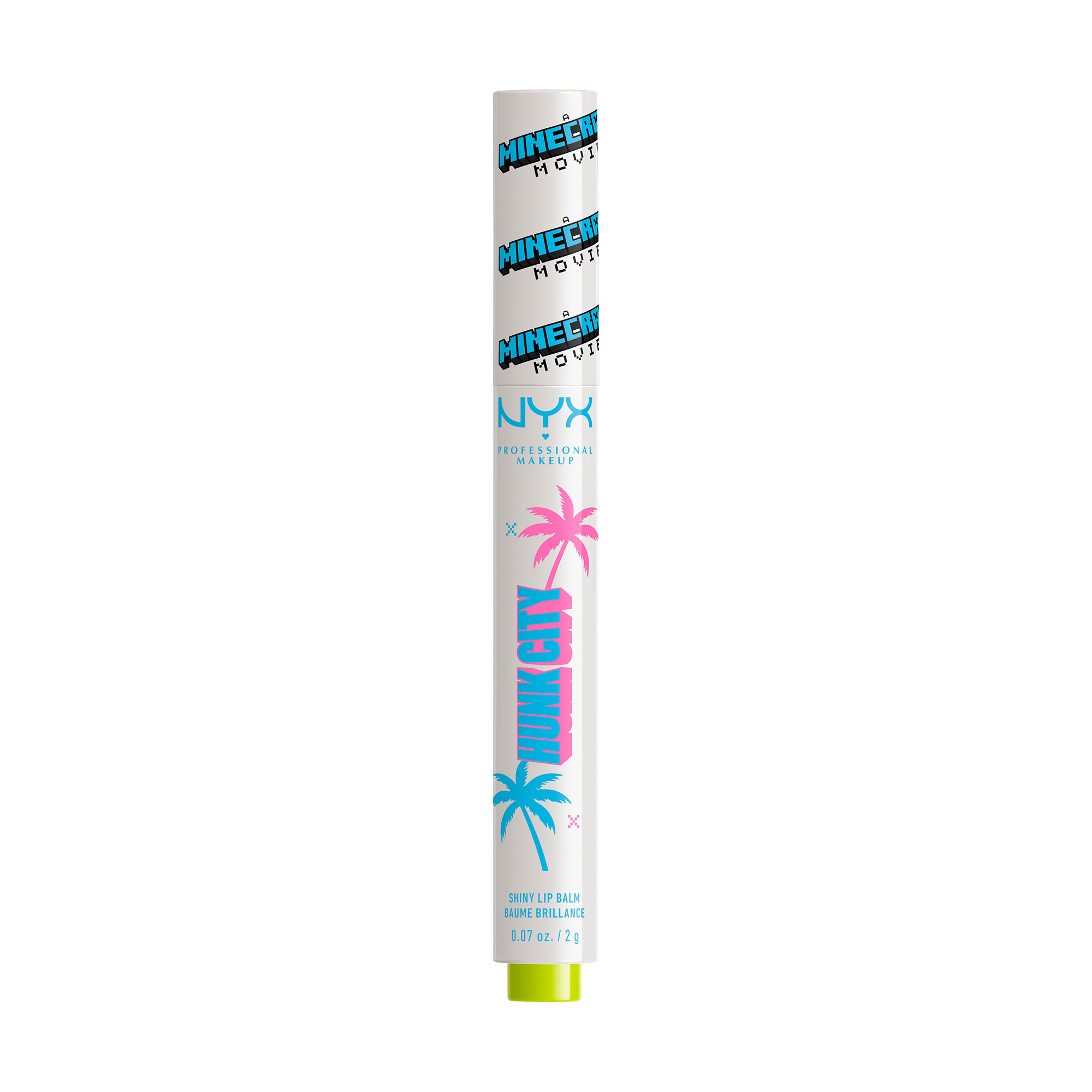 

Cяючий бальзам для губ NYX Professional Makeup Майнкрафт Фільм Fat Oil Slick Click, відтінок 01, 2 г