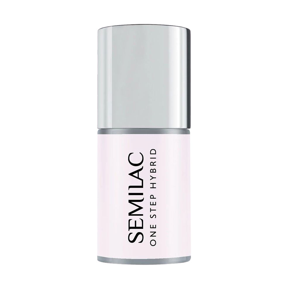 

Гель-лак для нігтів Semilac One Step Hybrid, S252 Milky Pink, 5 мл