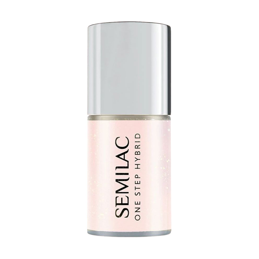 

Уцінка! Гель-лак для нігтів Semilac One Step Hybrid, S257 Naked Glitter Rose, 5 мл